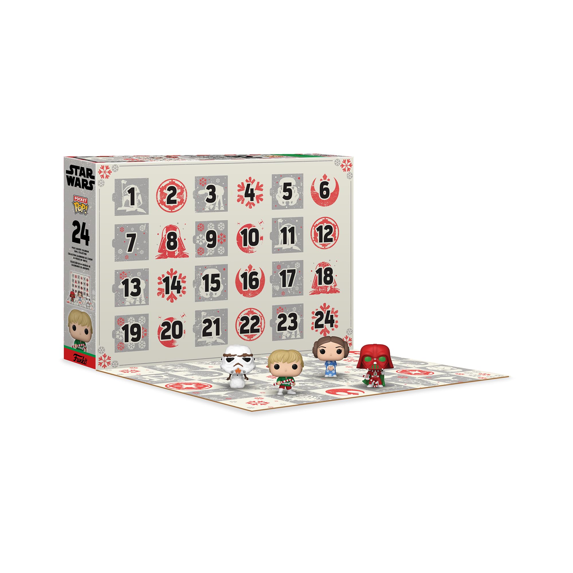 Funko Calendario de Adviento Star Wars - 24 Figuras Sorpresa de Vinilo - Colección Exclusiva con Darth Vader - Regalo Navidad para Niños y Fans Funko Calendario de Adviento Star Wars - 24 Figuras Sorpresa de Vinilo - Colección Exclusiva con Darth Vader - Regalo Navidad para Niños y Fans